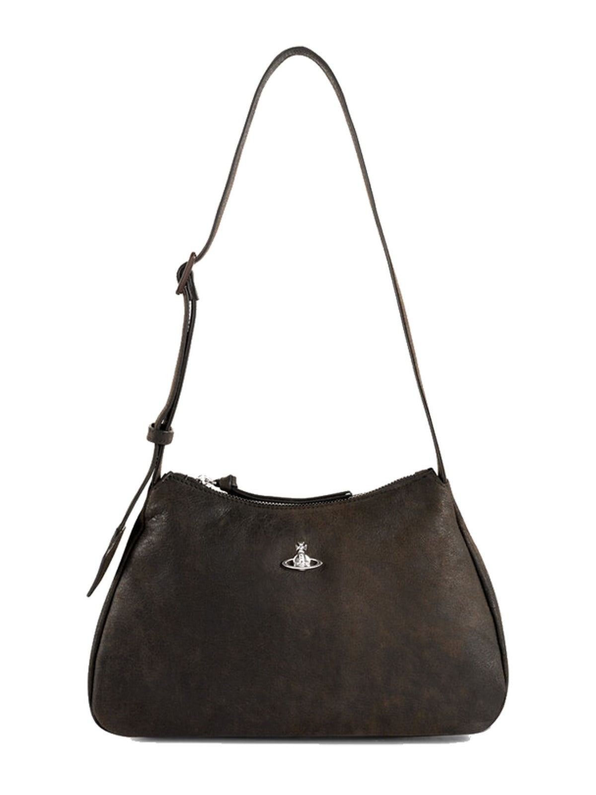 Womens Vivienne Westwood Kate Shoulder Bag in Dark Brown