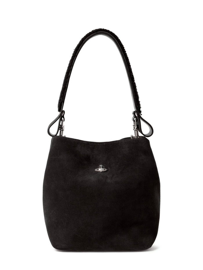 Women's Vivienne Westwood Lottie Small Shoulder Bag in Black