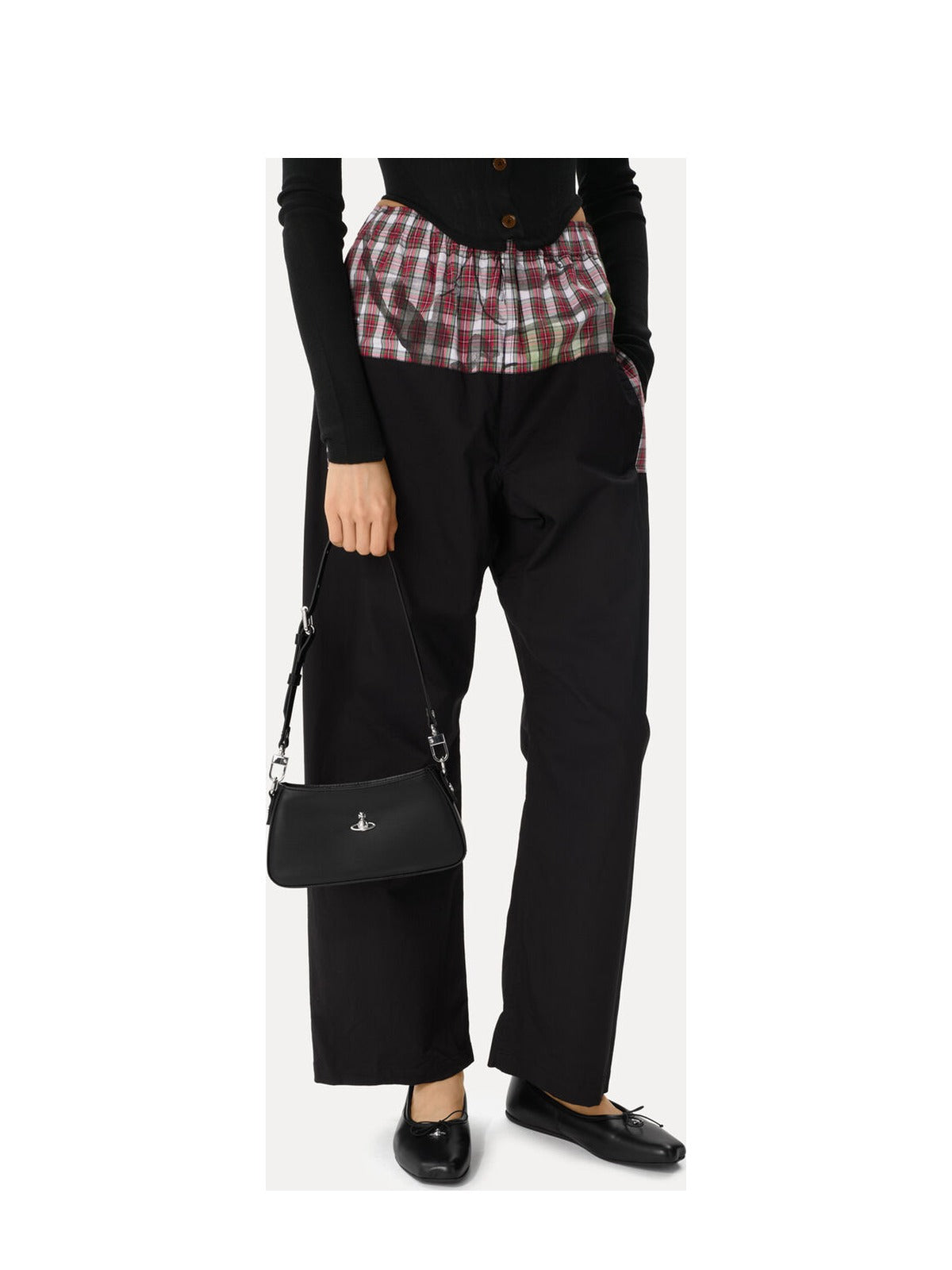 Women's Vivienne Westwood Tasha Shoulder Phone Bag in Black