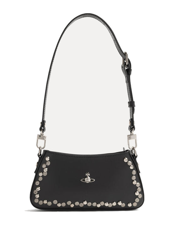 Women's Vivienne Westwood Tasha Shoulder Phone Bag in Black