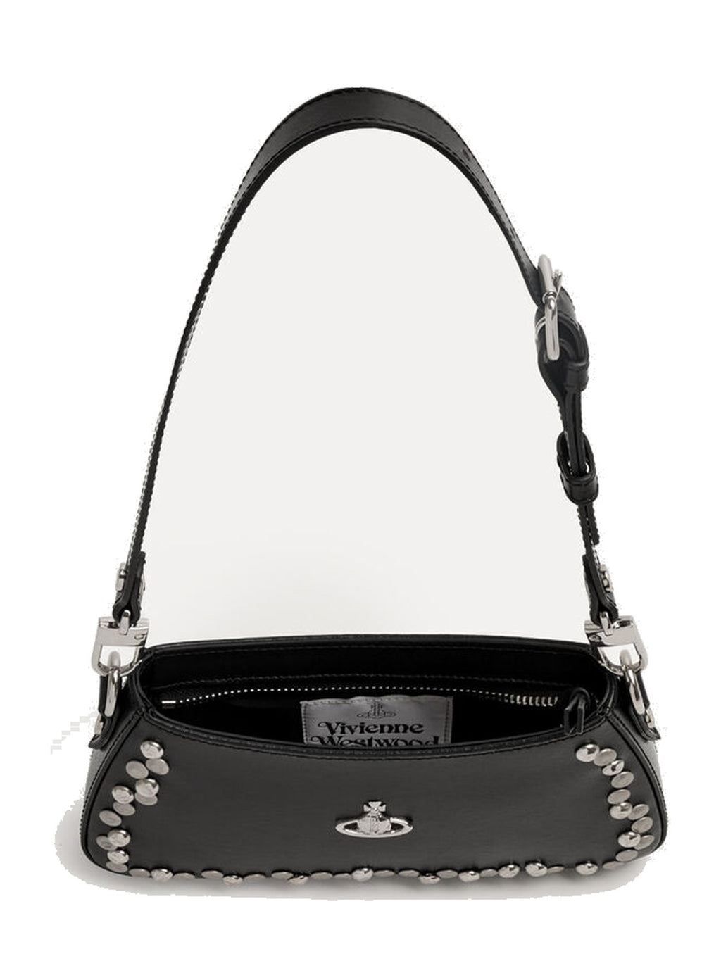 Women's Vivienne Westwood Tasha Shoulder Phone Bag in Black