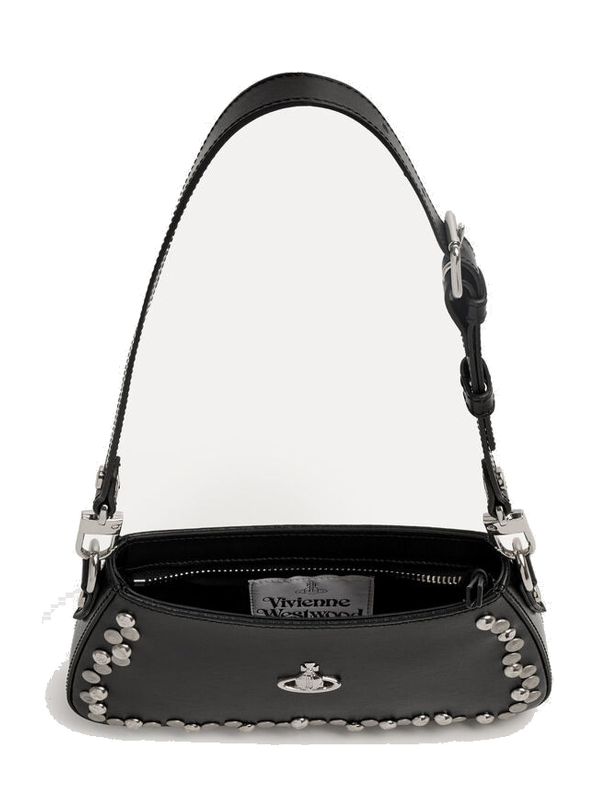 Women's Vivienne Westwood Tasha Shoulder Phone Bag in Black