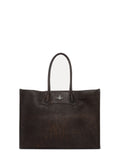 Womens Vivienne Westwood Troy Tote Bag Dark Brown