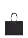 Women's Vivienne Westwood Troy Tote Bag in Black