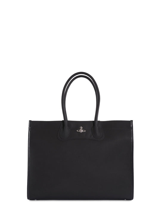 Women's Vivienne Westwood Troy Tote Bag in Black
