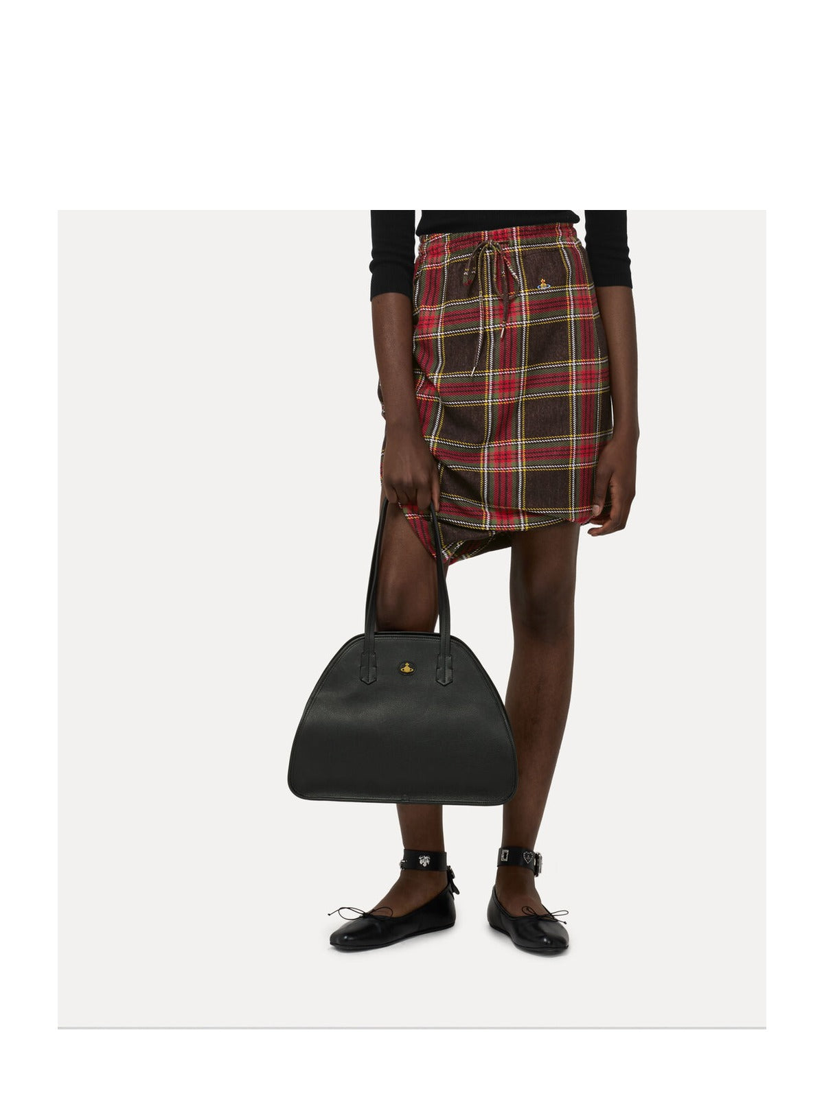 Womens Vivienne Westwood Yasmina Small Black Handbag
