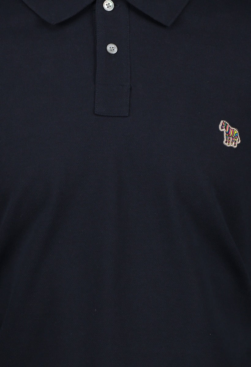 Mens Paul Smith Dark Navy Regular Fit Long Sleeve Polo Shirt - image 4
