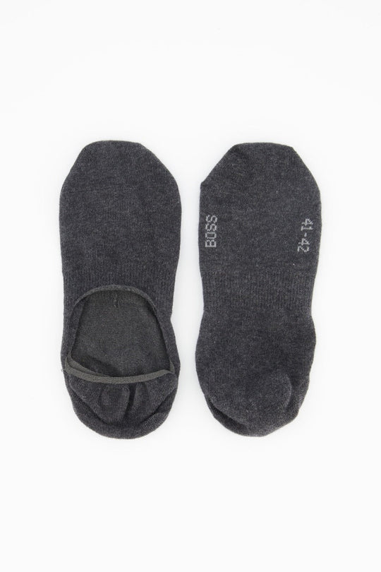 Mens BOSS 2P SL Uni color Charcoal Socks