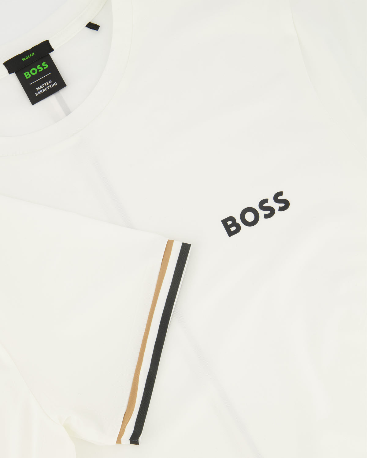 BOSS Matteo Berrettini Tshirt Close Up Detailing