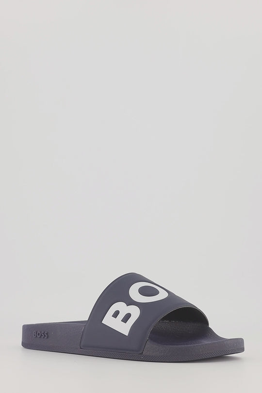 Men's BOSS Dark Blue Aryeh_Slid_rblg Slides