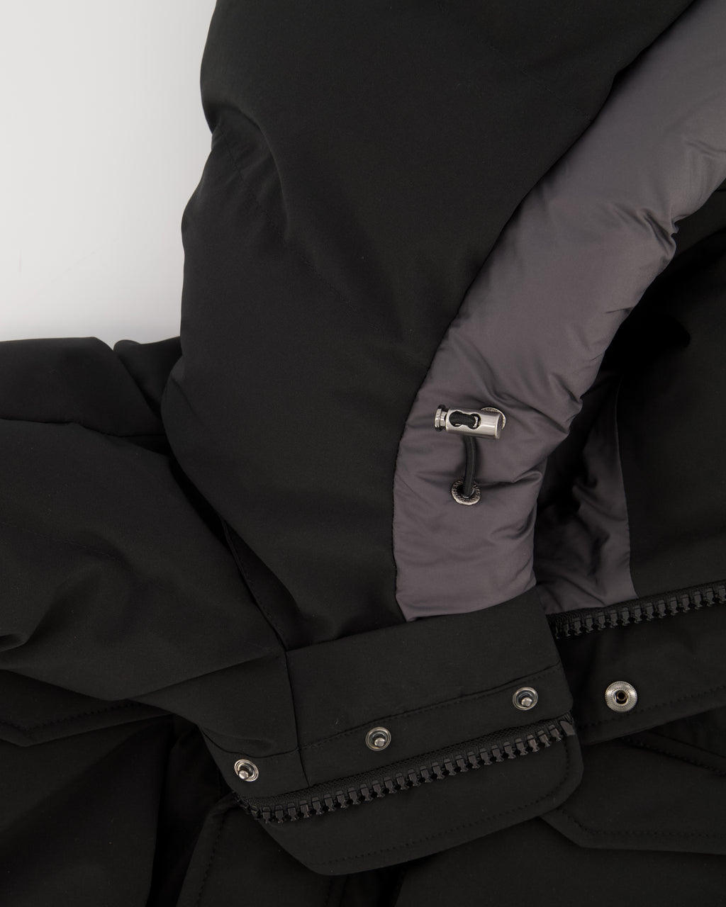 Men's Sandbanks Branksome Black Long Puffer Jacket - image 8