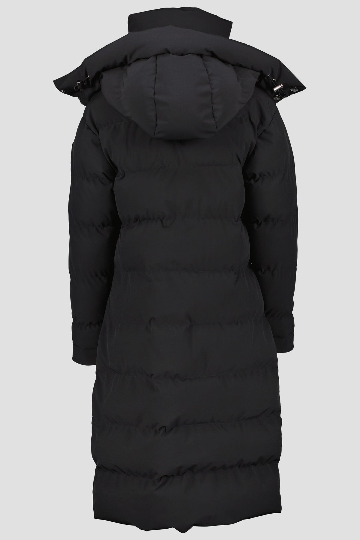 Women's Sandbanks Haven Black Long Puffer Jacket - image 8