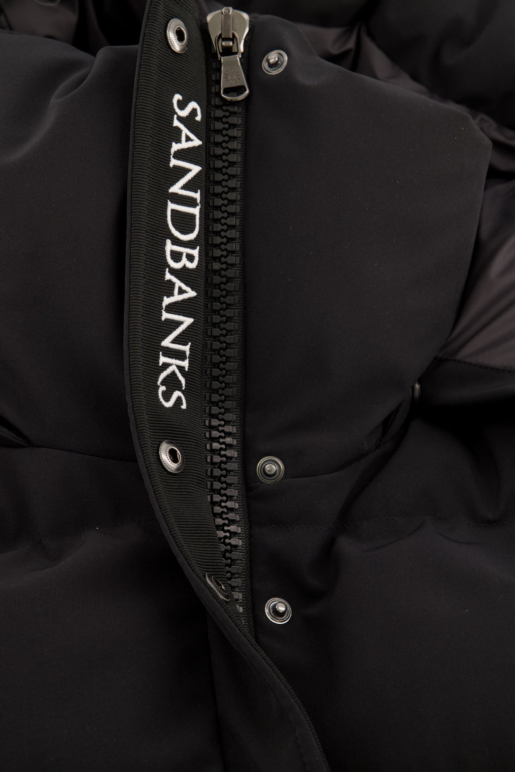 Women's Sandbanks Haven Black Long Puffer Jacket - image 11