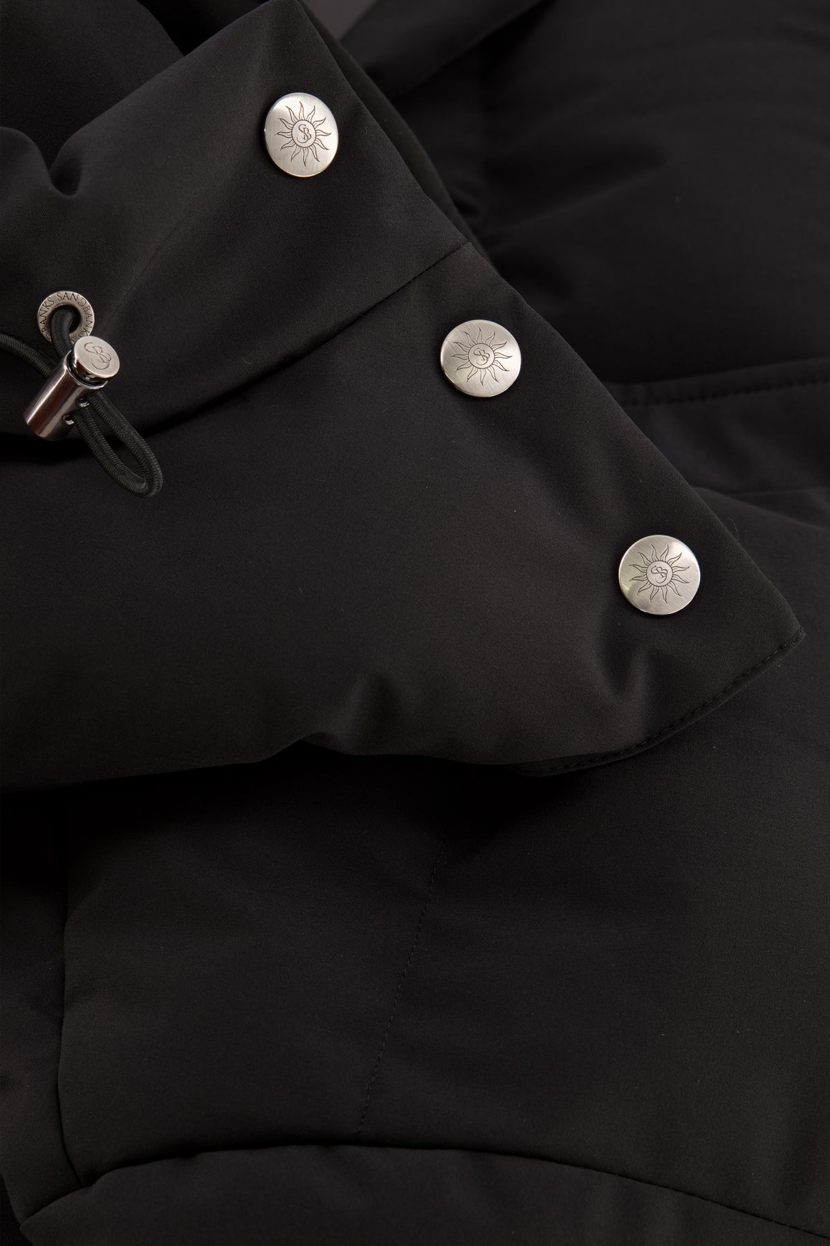 Women's Sandbanks Haven Black Long Puffer Jacket - image 13