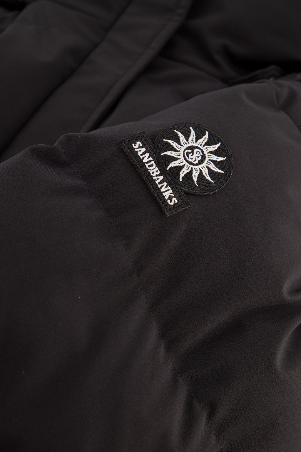 Women's Sandbanks Haven Black Long Puffer Jacket - image 10