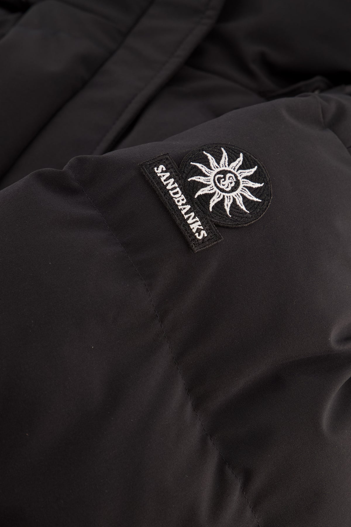 Women's Sandbanks Haven Black Long Puffer Jacket - image 10