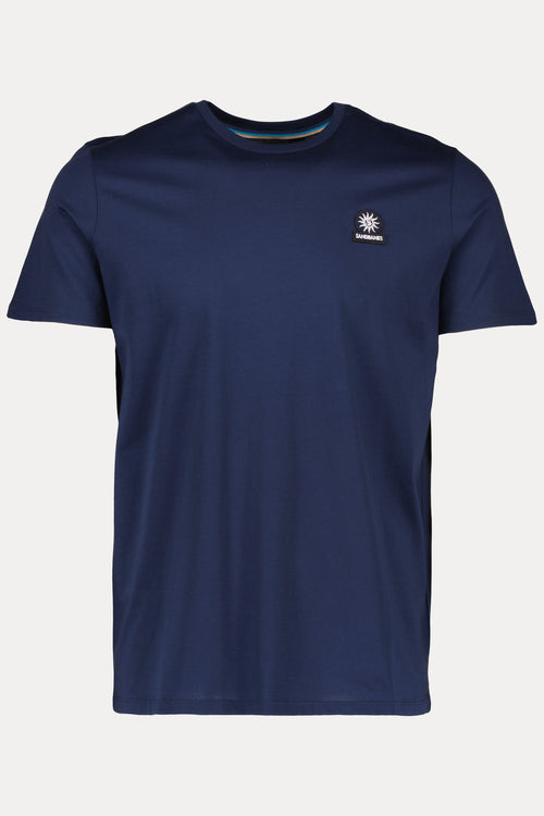 Men's Sandbanks Badge Logo Navy T Shirt - image 2