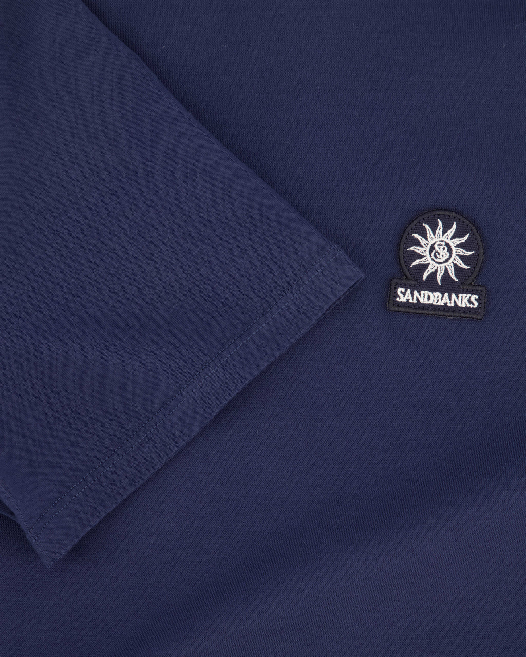 Men's Sandbanks Badge Logo Navy T Shirt - image 5