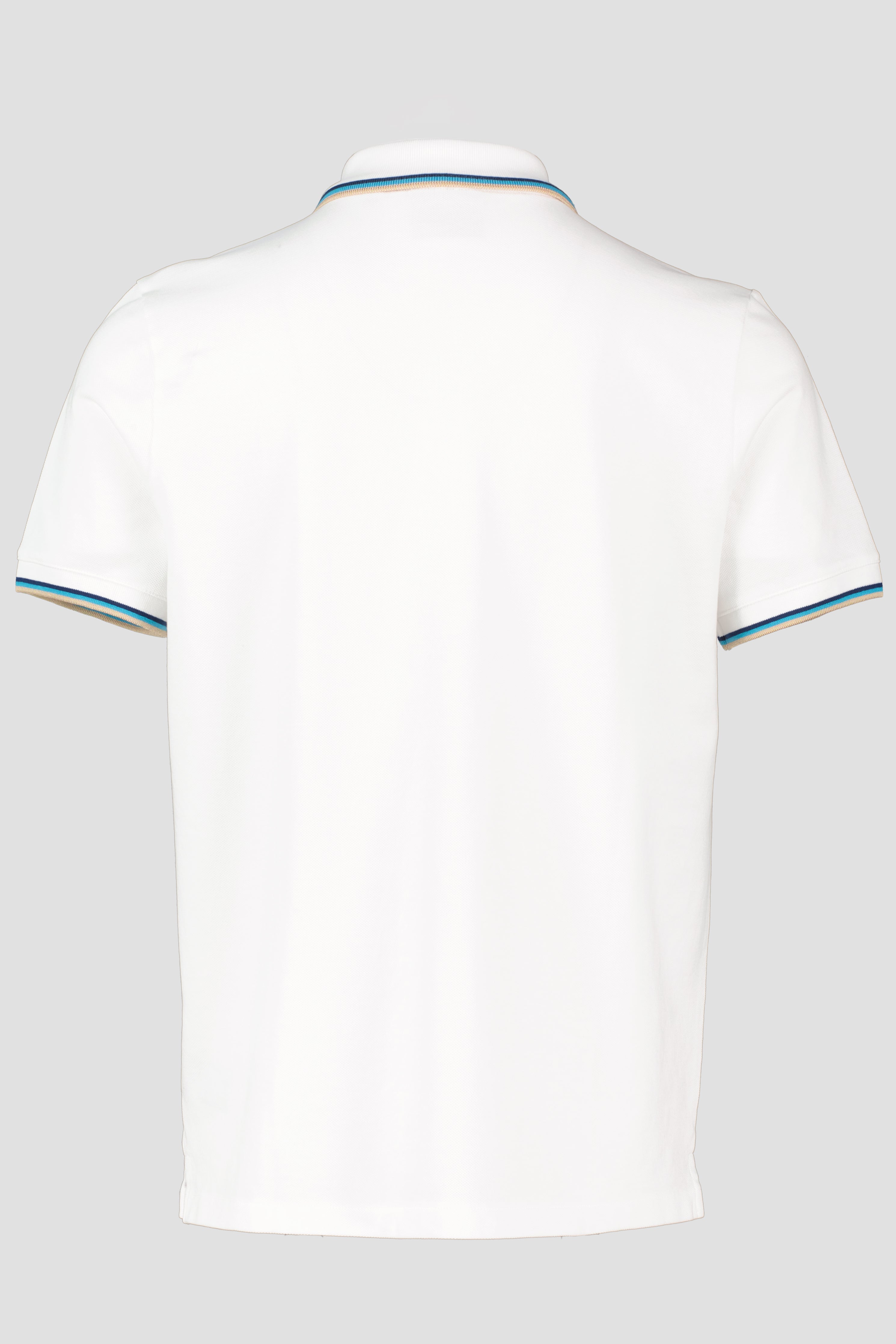Men's Sandbanks Badge Logo White Polo Shirt - image 3