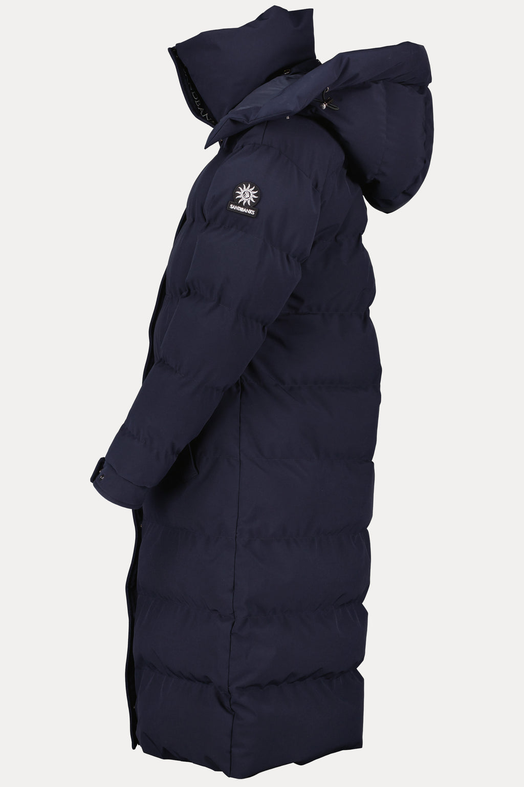 Women's Sandbanks Haven Navy Long Puffer Jacket - image 10