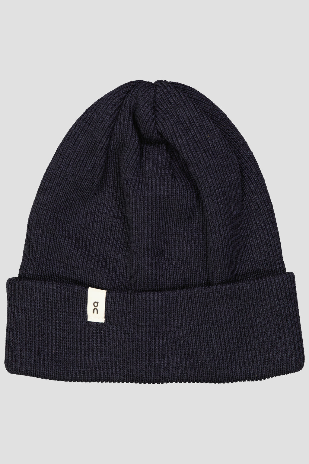 On Running beanie in navy merino wool