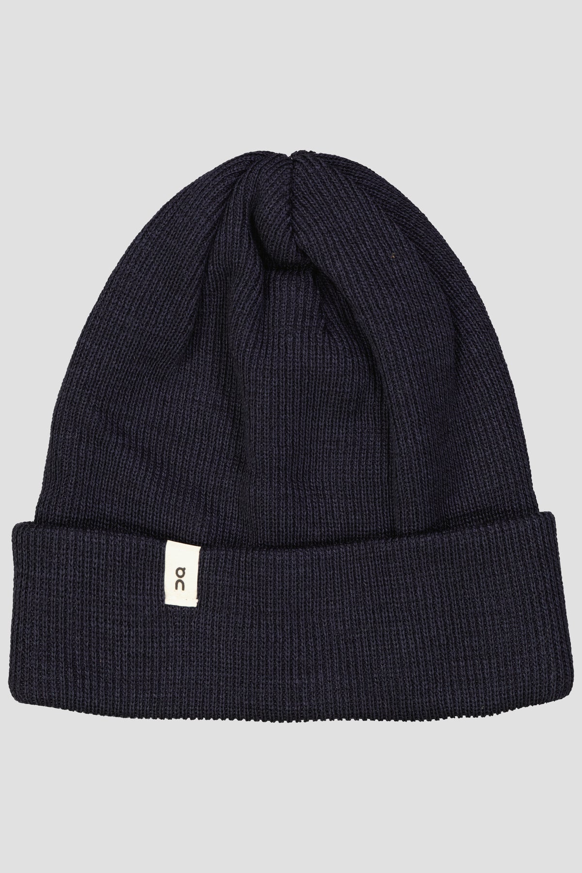On Running beanie in navy merino wool