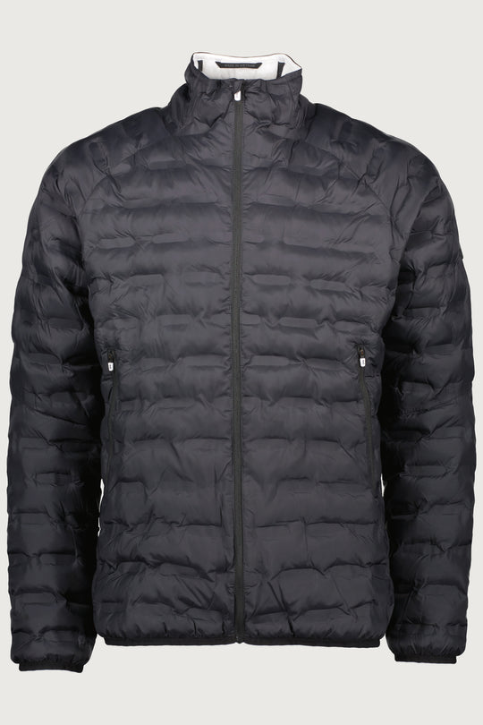 Men's On Running Black White Switch Jacket: Reversible 2-in-1 Packable Jacket