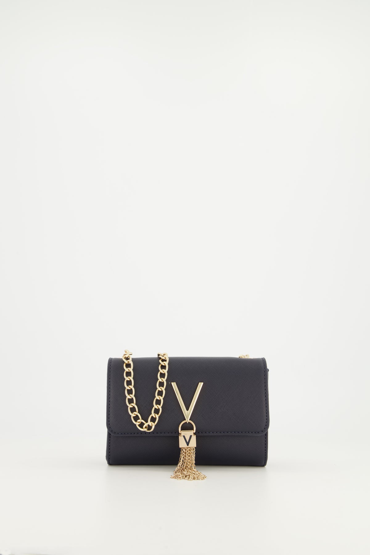 Women's Valentino Bags Navy Divina Small Clutch Crossbody Bag