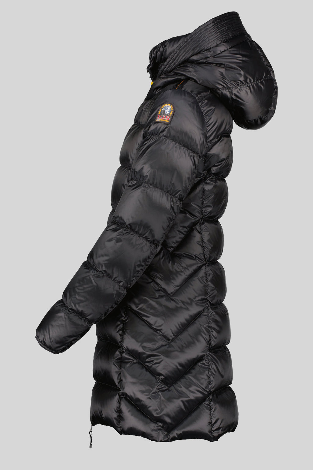 Womens Parajumpers Pencil Black Long Marion Puffer Jacket - image 9