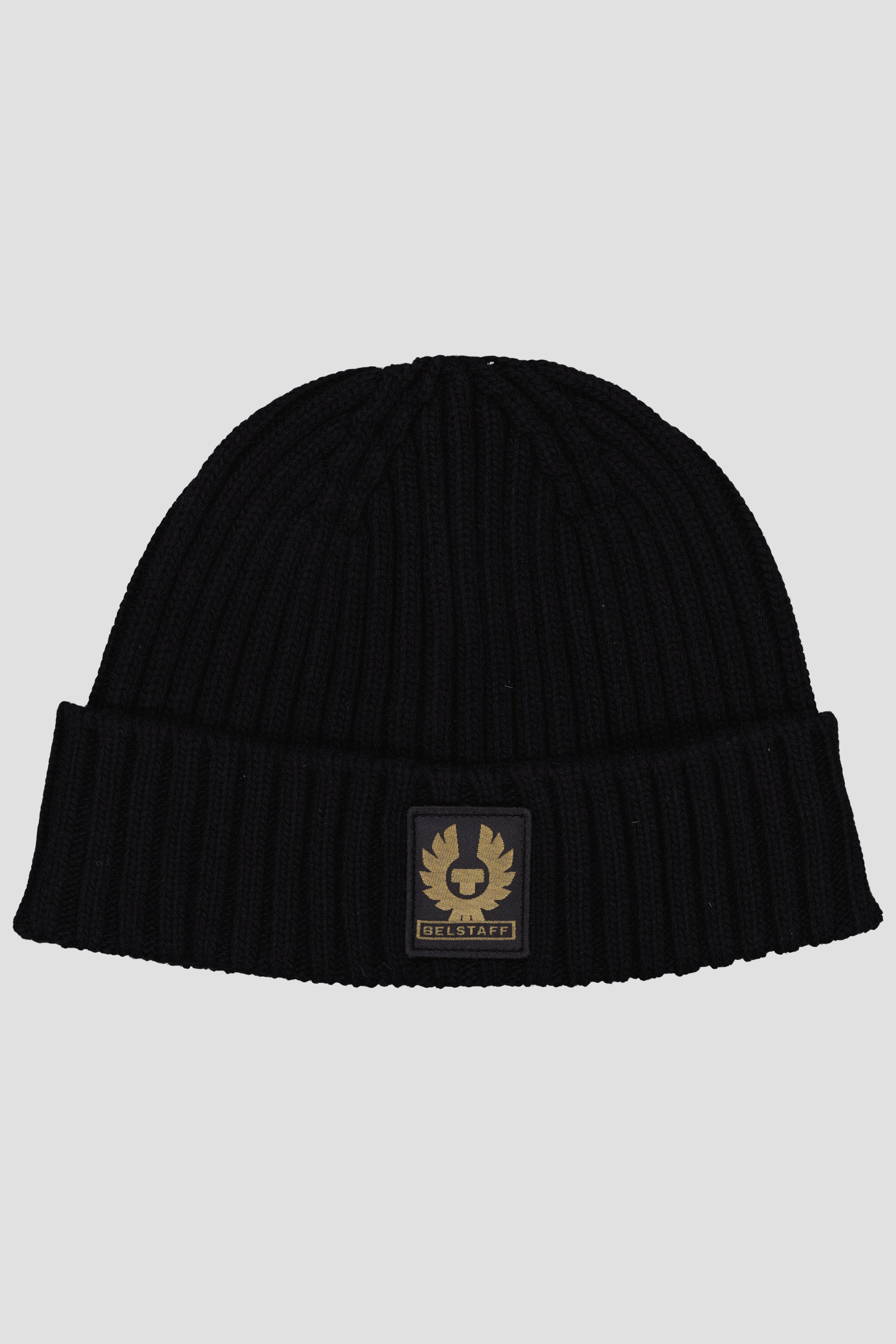 Mens Belstaff Watch Black Beanie Hat